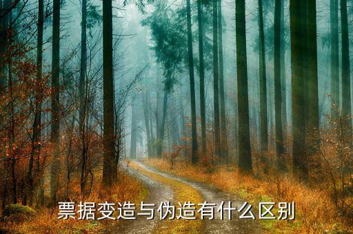變造發(fā)票和偽造發(fā)票什么區(qū)別，票據(jù)變造與偽造有什么區(qū)別