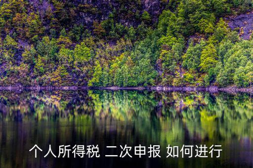 如何進(jìn)行第二期納稅申報(bào)，二次申報(bào)納稅怎么處理